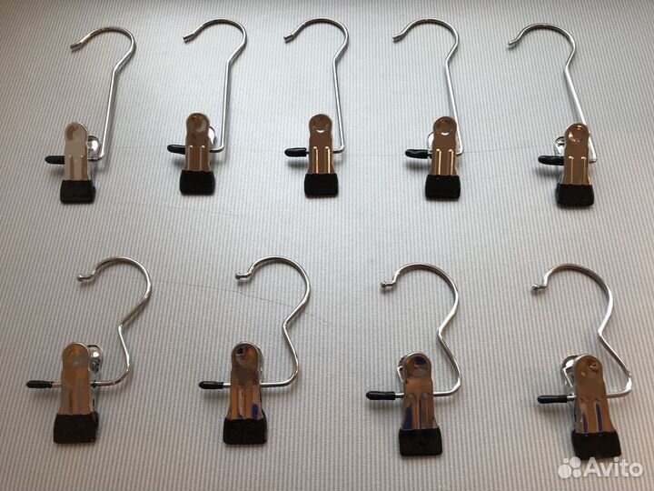 Вешалка - крючок с защипом 2 набора по 4 шт