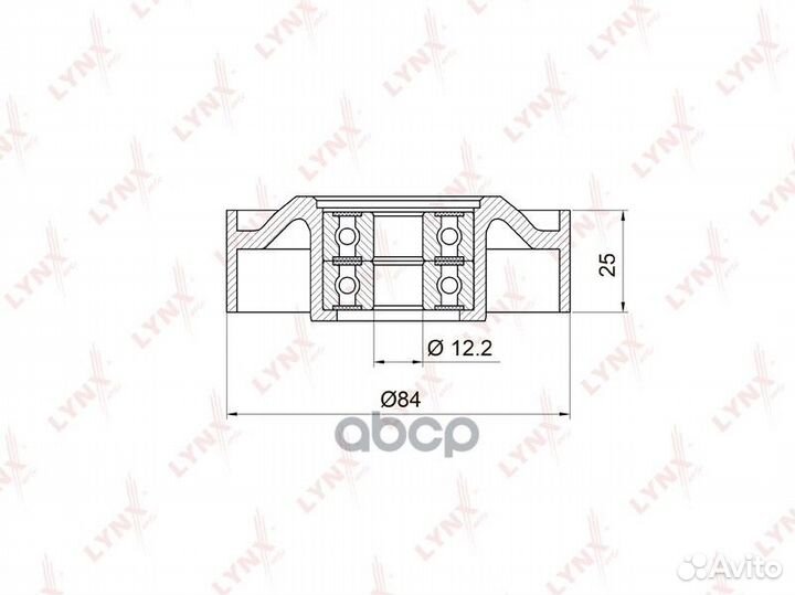 Ролик натяжной приводного ремня PB5018 lynxauto