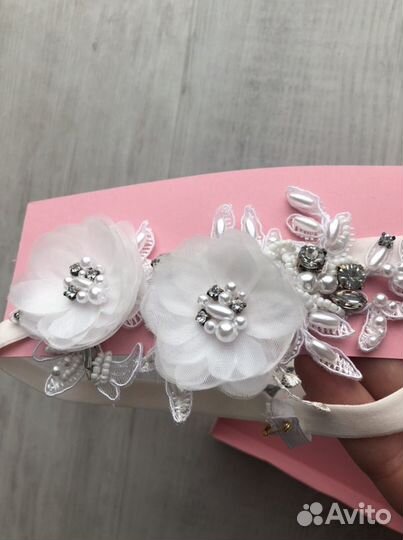 Свадебная подвязка новая, весь комплект