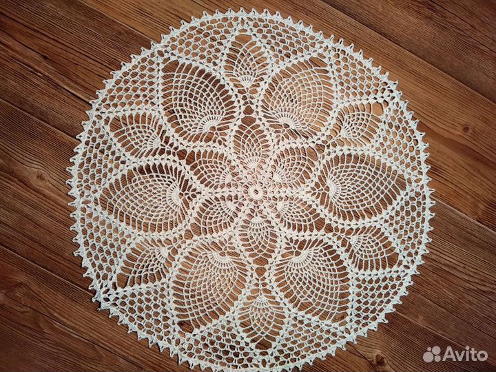 Салфетки крючком ручная работа
