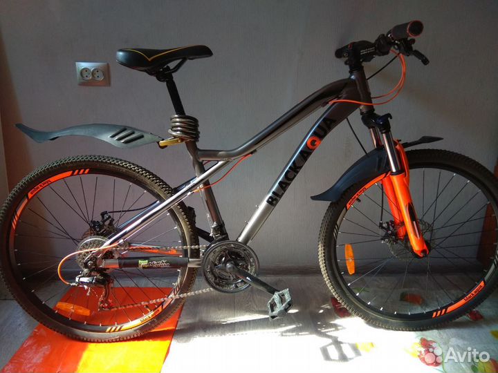 Горный велосипед 26 бу black aqua Cross