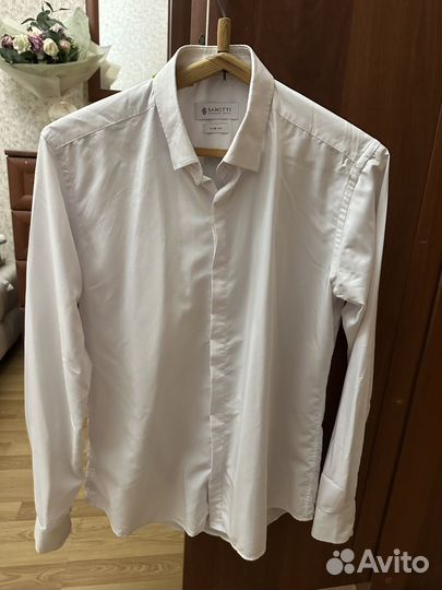 Мужская рубашка белая