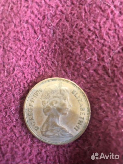 Манета elizabeth NEW pence 2