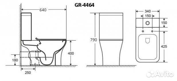 Унитаз Grossman GR-4464S