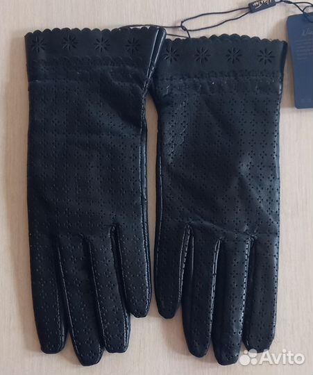 Перчатки утепленные на шерстяной подкладке