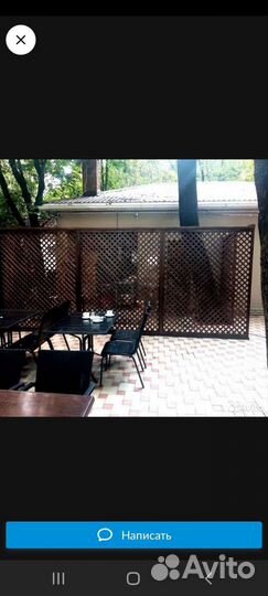 Пергола шпалера деревянная