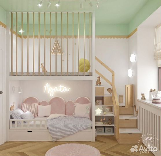 Детская комната для мальчика и девочки