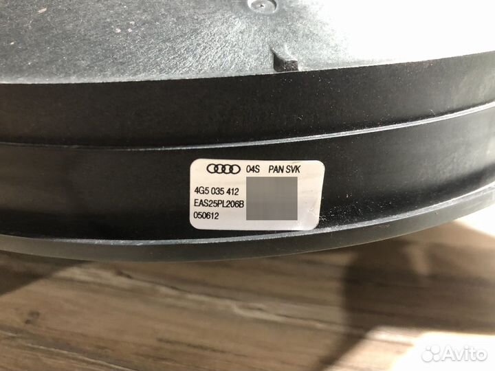 Сабвуфер Ауди а6 с7