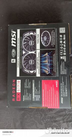 Видеокарта rx570 8gb