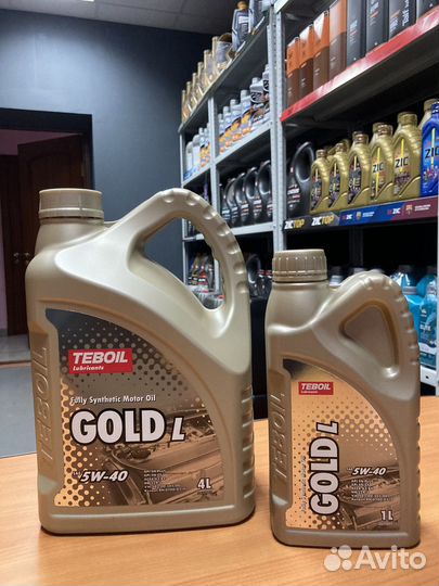 Масло моторное teboil gold L 5W40 4л
