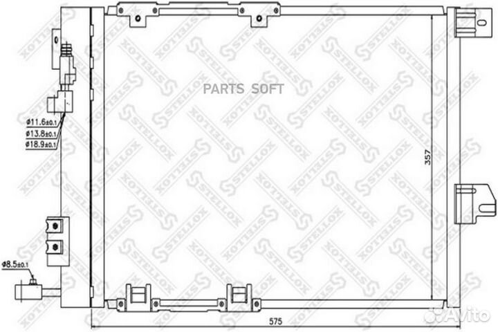 Stellox 1045015SX 10-45015-SX NS94384OLA5251GR9252