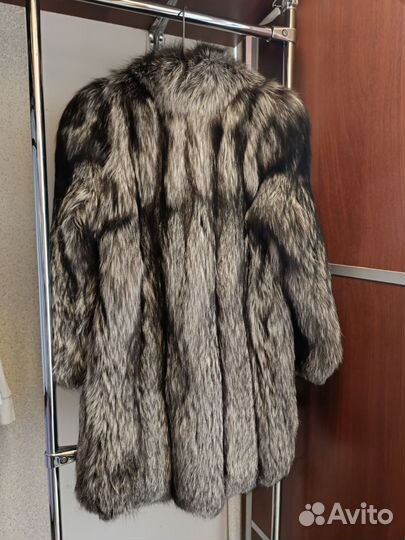 Шуба из чернобурки натуральная