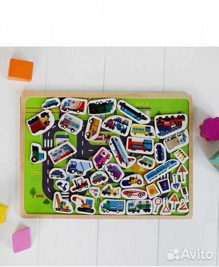 Конструктор магнитный «Городское движение»