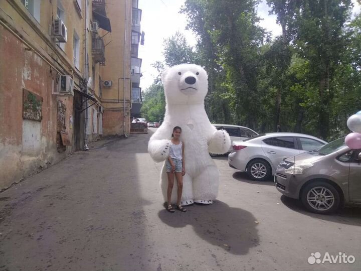 Поздравление от большого мишки