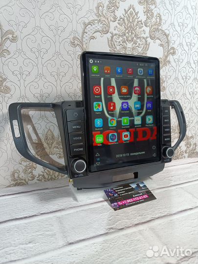 Магнитола Honda Accord 8 андроид Tesla новая
