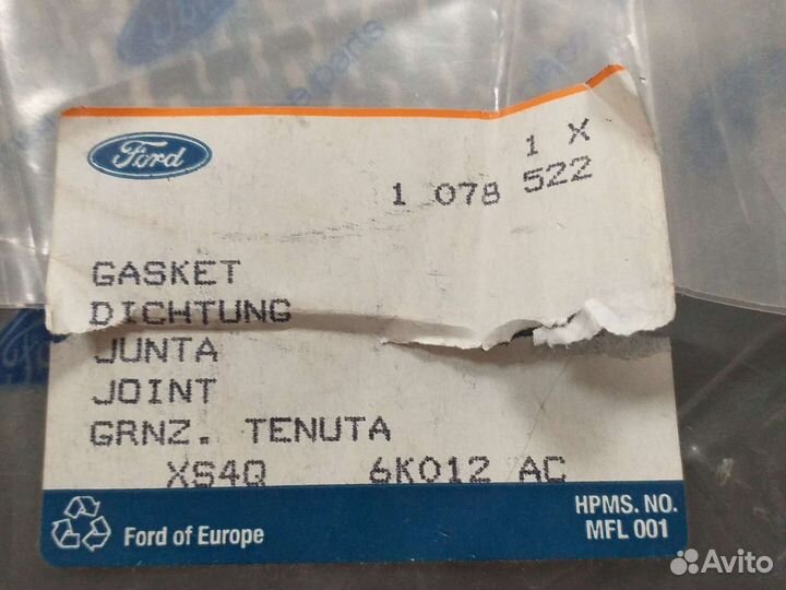 Прокладка передней крышки Ford Connect 1.8d