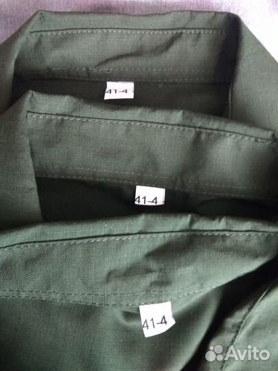 Рубашки повседневные защитного цвета