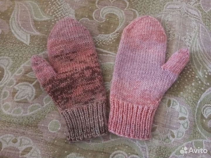 Варежки женские ручная работа