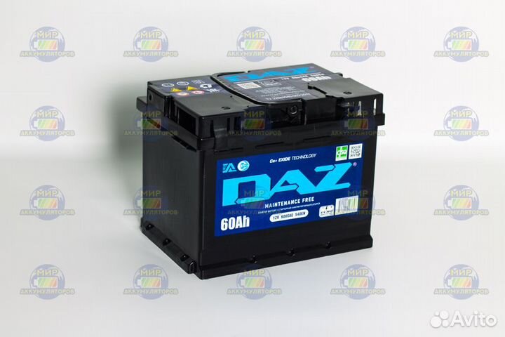 Аккумулятор Daz 60Ач