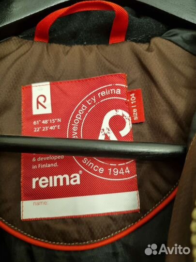 Куртка reima 104 состояние новой