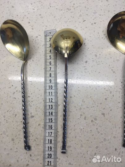 Салатные ложки Таллинские мельхиор СССР