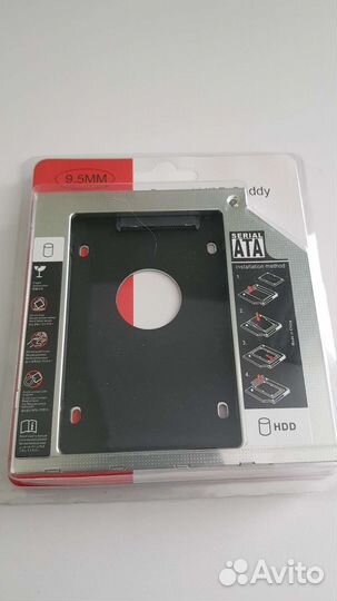 Переходник салазки caddy кейс DVD - SATA HDD 2,5