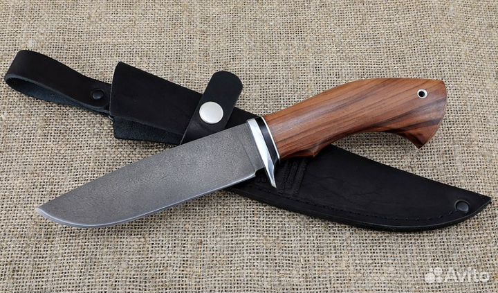 Нож Нептун сталь Х12мф рукоять палисандр