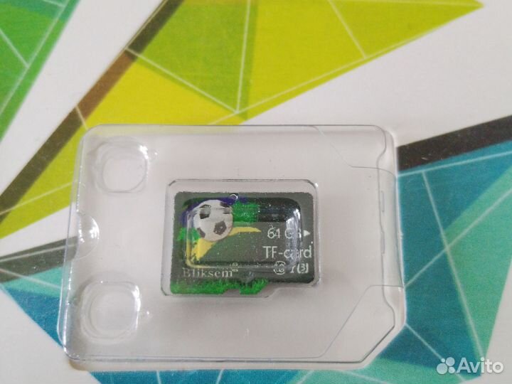Карта памяти, настоящий объём 64 гб