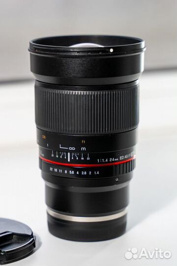 Samyang Optics Объектив Samyang 24mm f/1.4 ED AS I