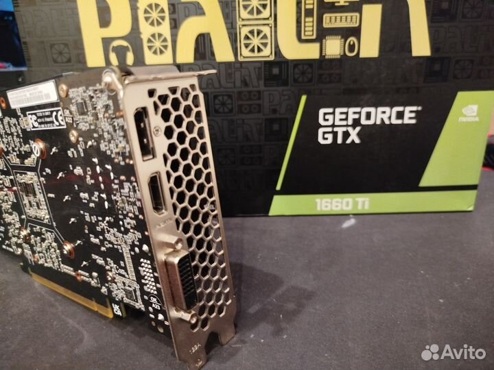 Видеокарта gtx 1660 ti Palit