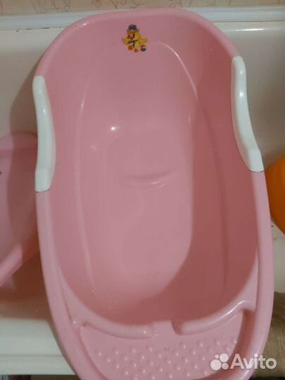 Ванночка для купания с горкой