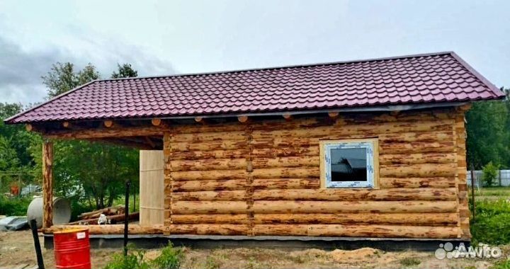 Сруб бани 66+3 с доставкой