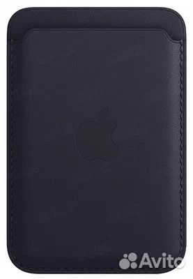 Магнитный чехол для карт Apple Leather Wallet