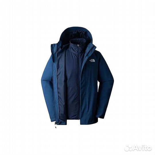 THE north face Windbreaker Jackets Men Blue+Shopping Bag (XXL)(27)