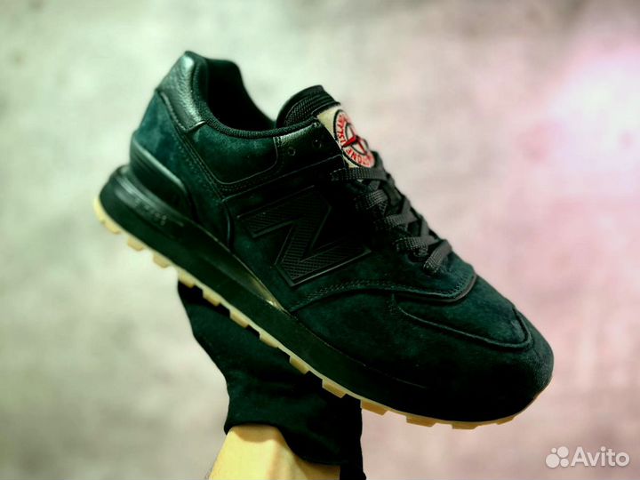 Кроссовки New Balance 574 Stone Island долговечные