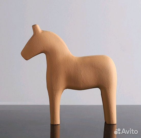 Скандинавская деревянная Лошадь