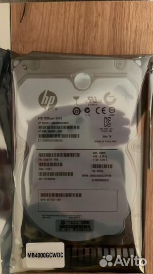 Жесткий диск нр 4тб