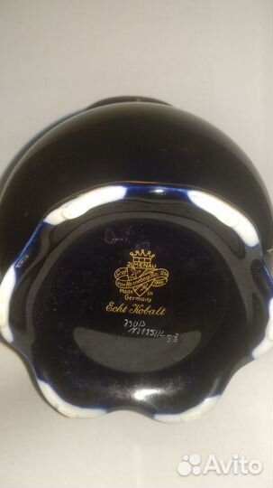 Кобальтовая ваза Echt Kobalt jlmenau