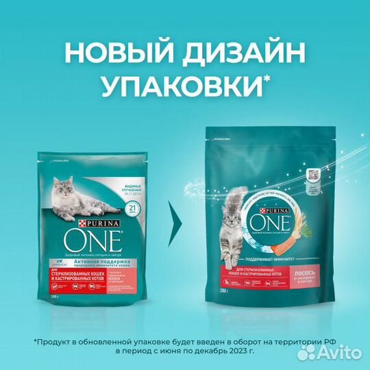 Purina ONE для кошек 200 гр