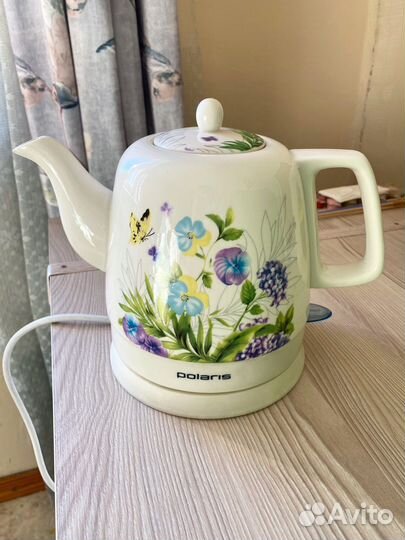 Чайник электрический из керамики Polaris