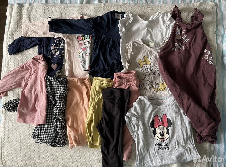 Вещи пакетом для девочки 74-80