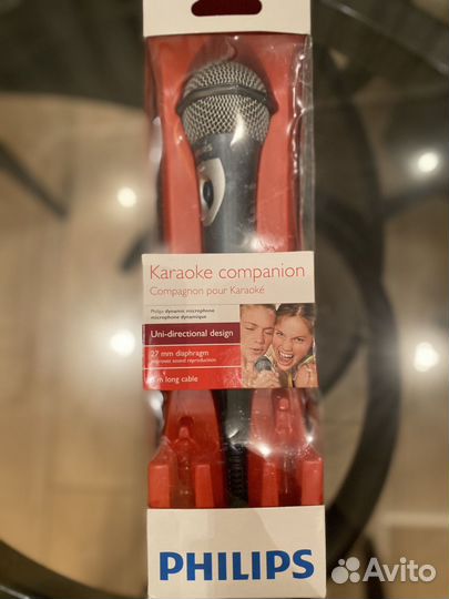 Микрофон для караоке проводной Philips