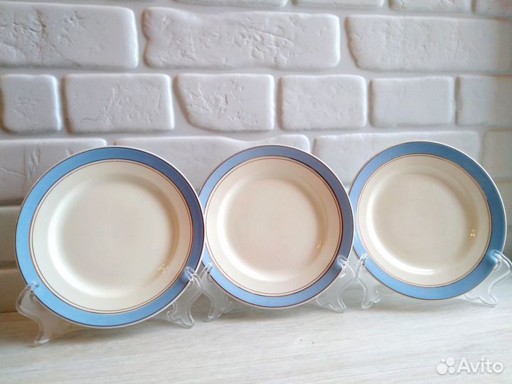 3 тарелки ссср, зик. Посуда СССР