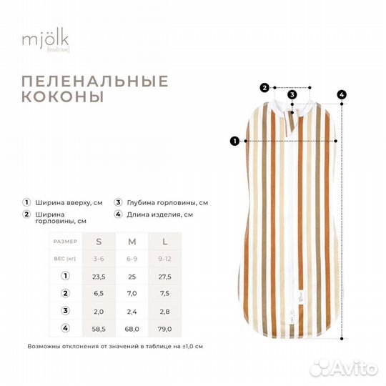 Новый кокон и чепчик Mjolk