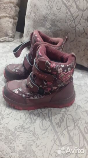Зимние ботинки на девочку