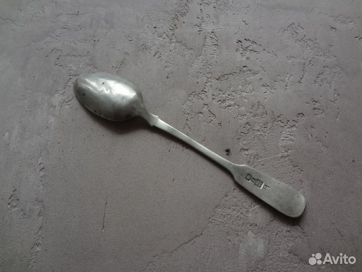 Чайная ложка серебро 84 пробы Царская Россия 1890