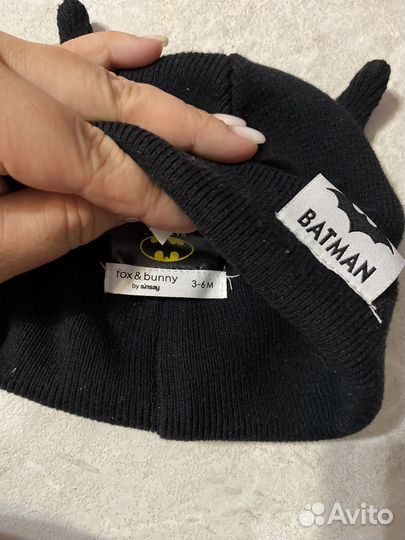Шапка вязаная 3-6 месяцев
