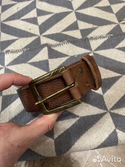 Кожаный мужской ремень