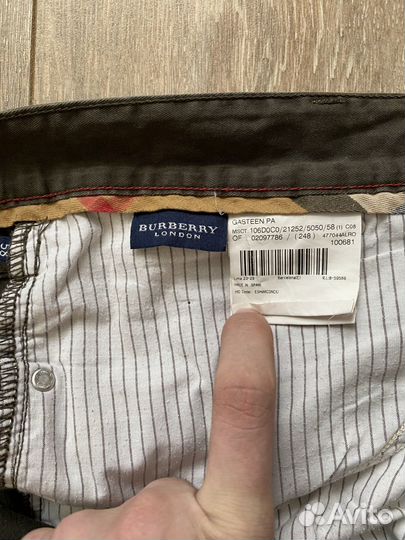 Брюки burberry оригинал