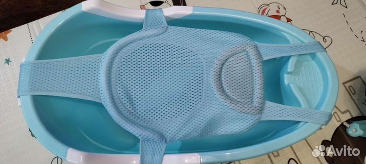 Ванночка для купания с гамаком и горкой